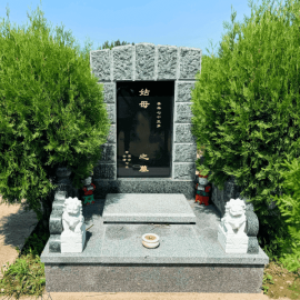 兰生园公墓传统立碑