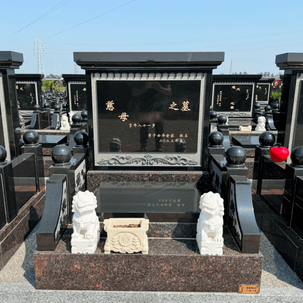 东华林陵园传统立碑