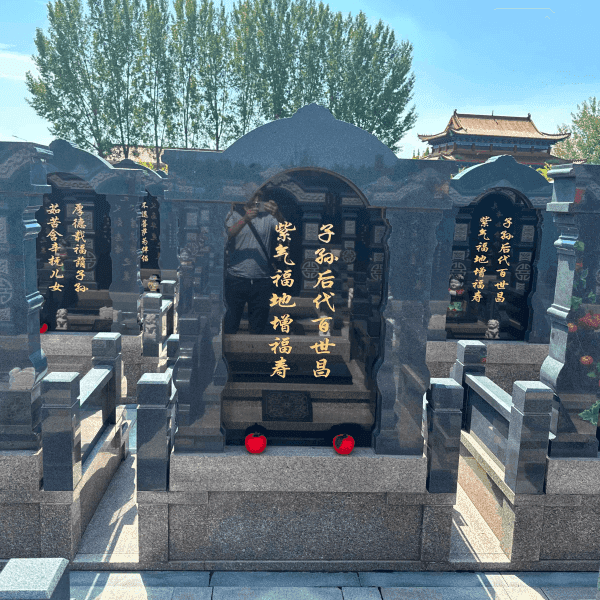 万寿园公墓传统立碑