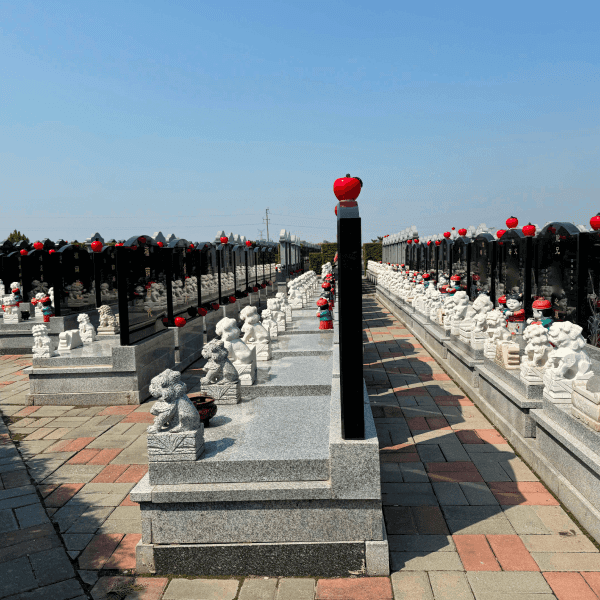 东华林陵园传统立碑