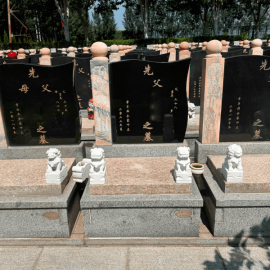 万寿园公墓传统立碑