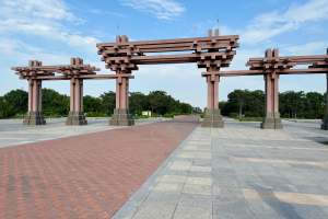 东华林陵园园区景观图