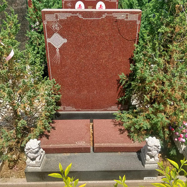 万桐园公墓传统立碑