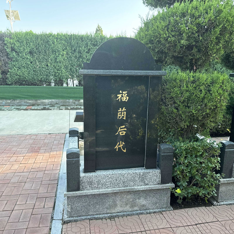 天津市武清区永安公墓传统立碑墓型4号