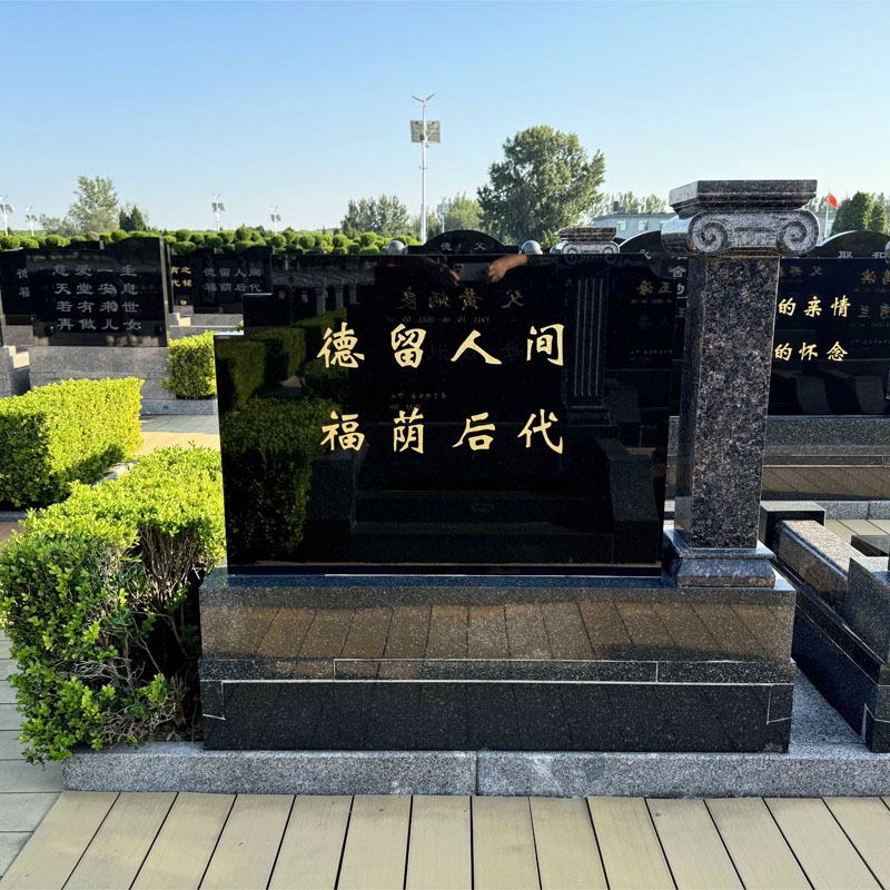 天津市武清区永安公墓艺术立碑墓型6号