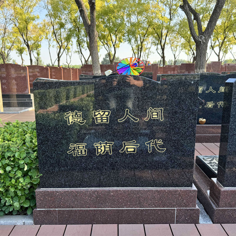 天津市武清区永安公墓传统立碑墓型2号