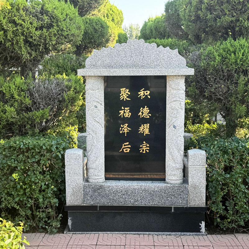 天津市武清区永安公墓传统立碑墓型7号