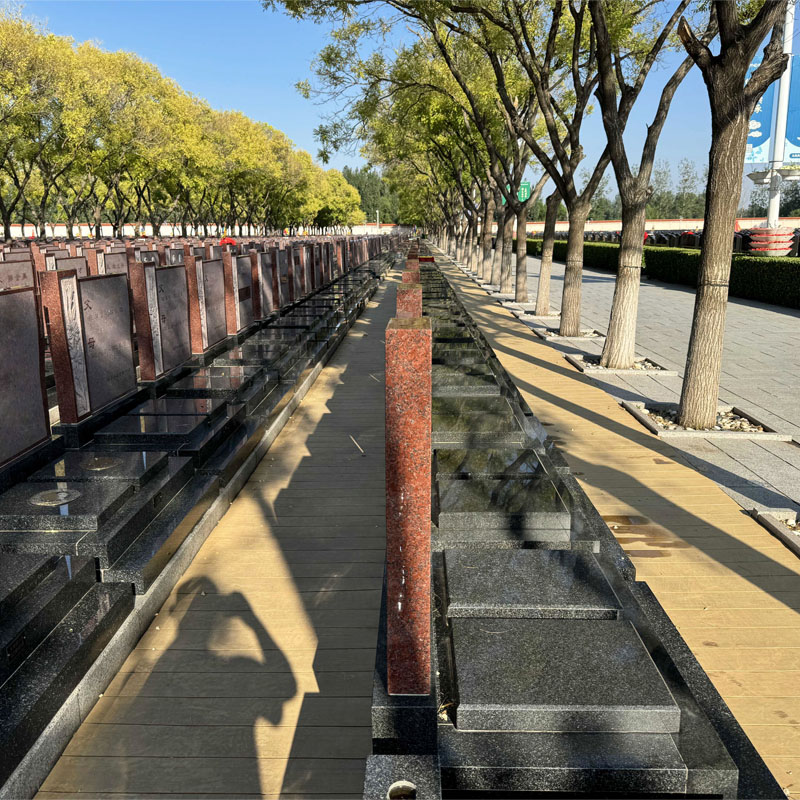 天津市武清区永安公墓传统立碑墓型1号