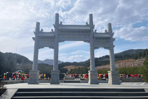 清东陵万佛园景观图