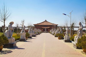 天津市西青区西城寝园特色雕像图