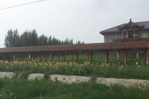 天津市静海县德慈塔陵园区长廊图